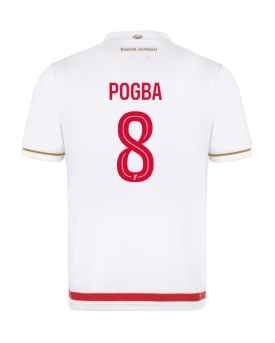 Billige Fotballdrakt AS Monaco Paul Pogba #8 Replika Hjemmedrakt 2025-26 Kortermet Billige Fotballdrakt AS Monaco Paul Pogba #8 Replika Hjemmedrakt 2025-26 Kortermet